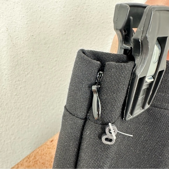 1.STATE Women's Size 2 Front Slit High Rise Pants Classic Black Office - Picture 7 of 8